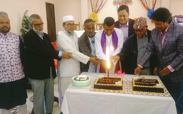 সম্প্রীতির বার্তায় বর্ণিল আয়োজনে কাপ্তাইয়ে বড়দিন উদযাপন